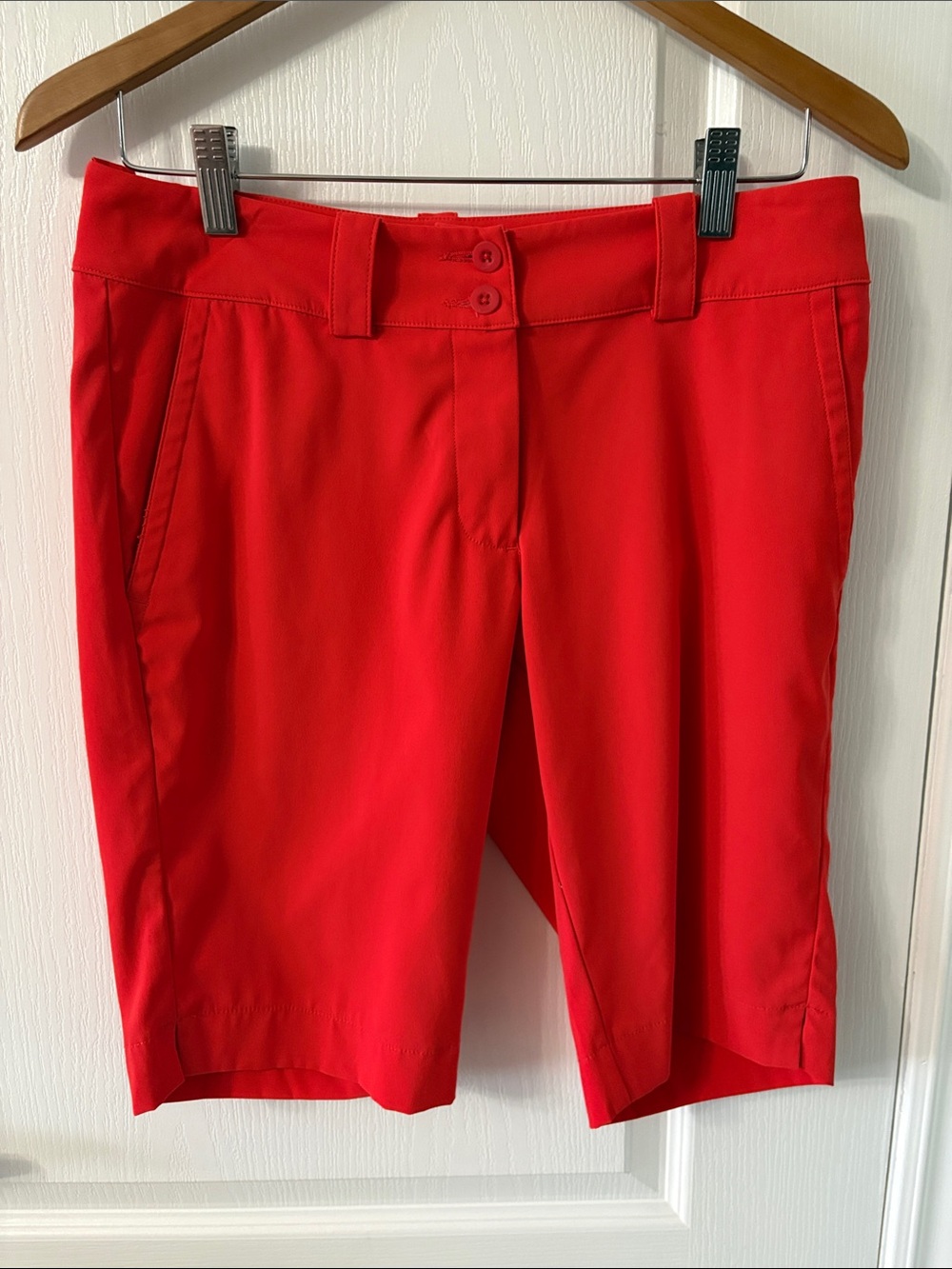 Nike Women’s Red Golf Bermuda Shorts
